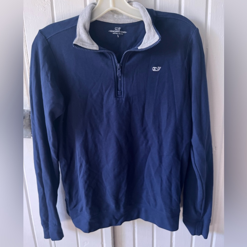 Vineyard Vines Boys Quarter Zip Sweater